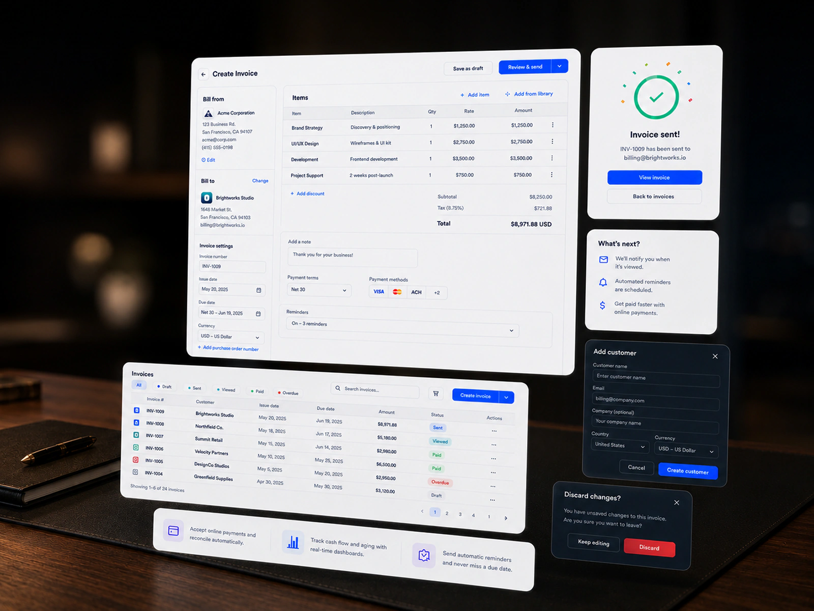 LedgerFlow mobile payment experience