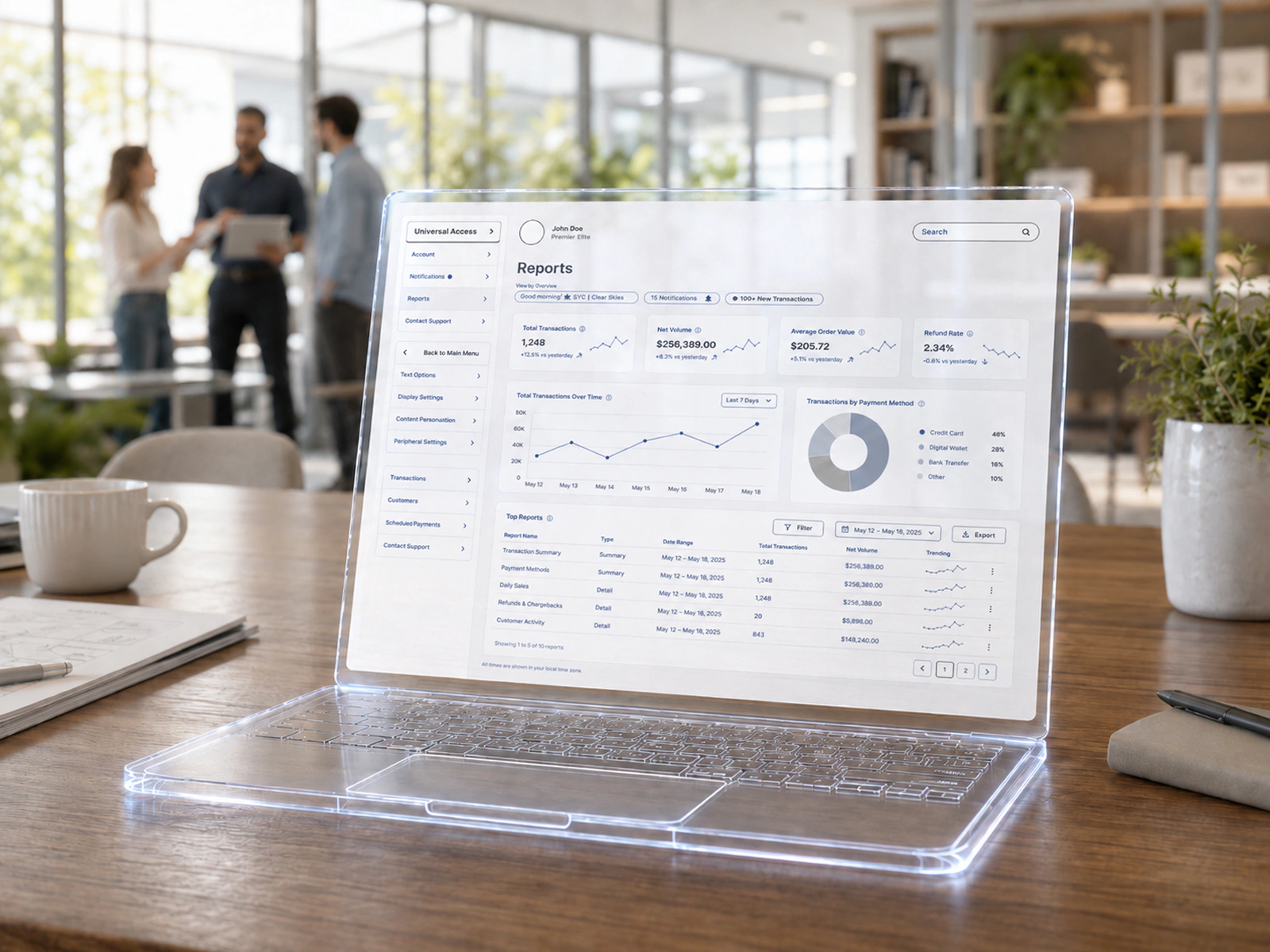 Paladin reporting wireframing patterns